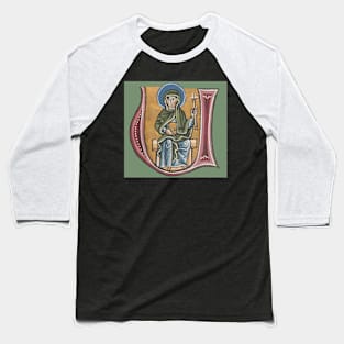 Illuminated Initial U Baseball T-Shirt